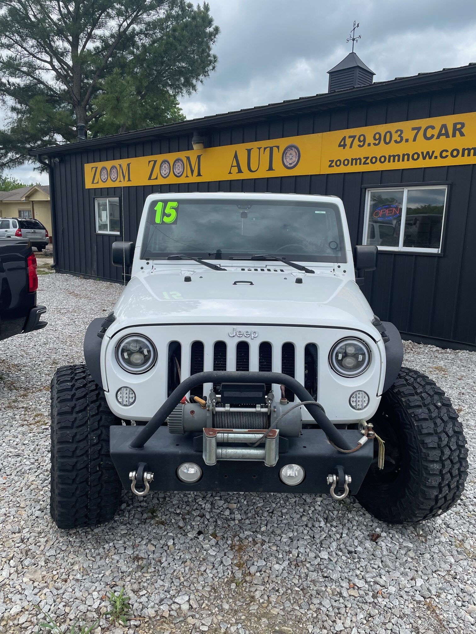 2015 White 4-Door Jeep Wrangler $114/week WAC - Image 2
