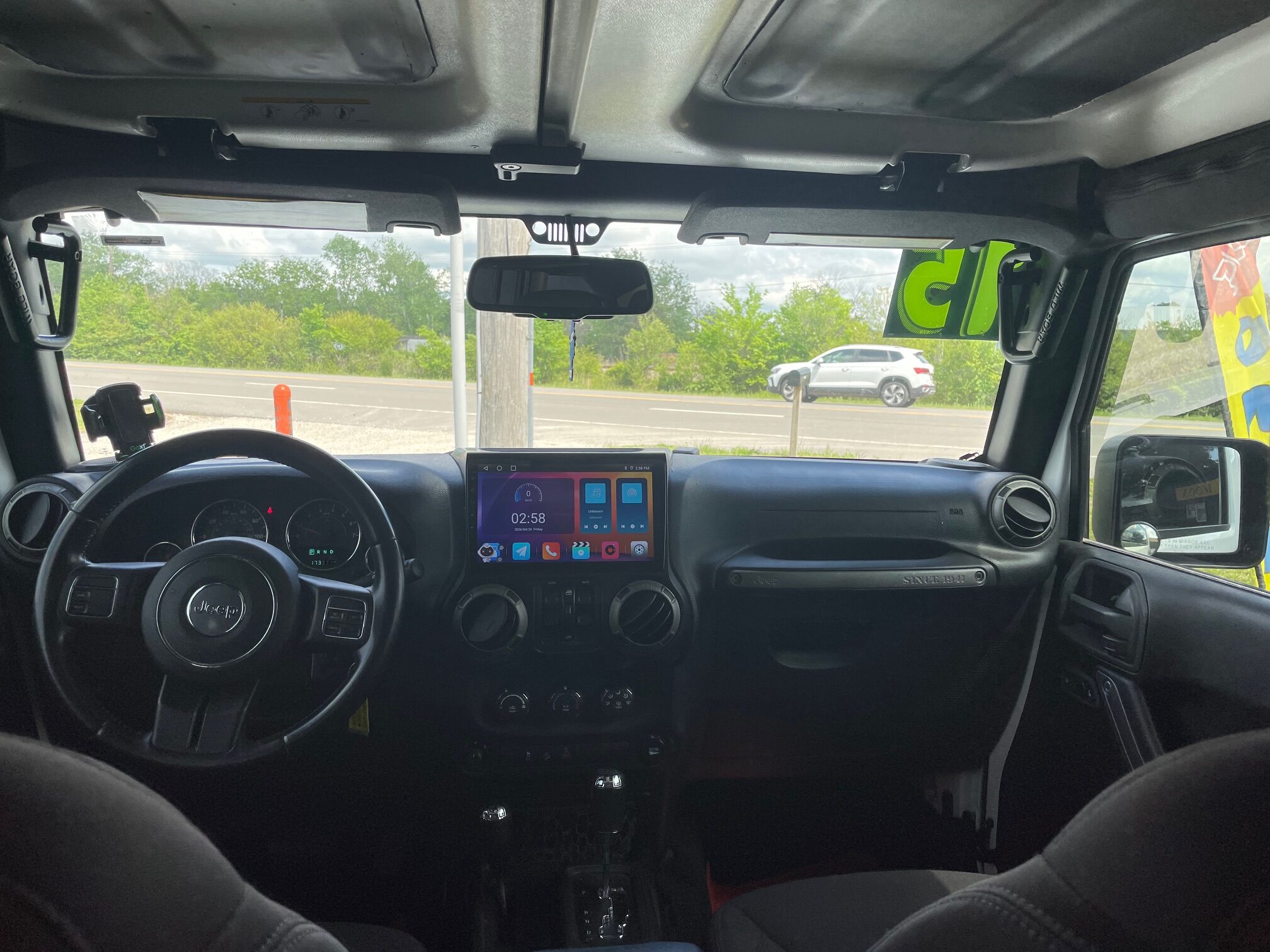 2015 White 4-Door Jeep Wrangler $114/week WAC - Image 5