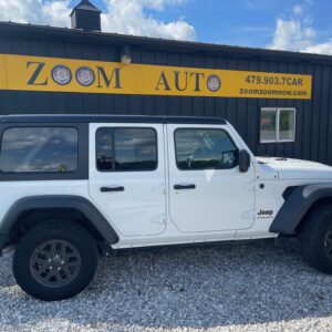 2024 White 4-Door Jeep Wrangler $676/month WAC
