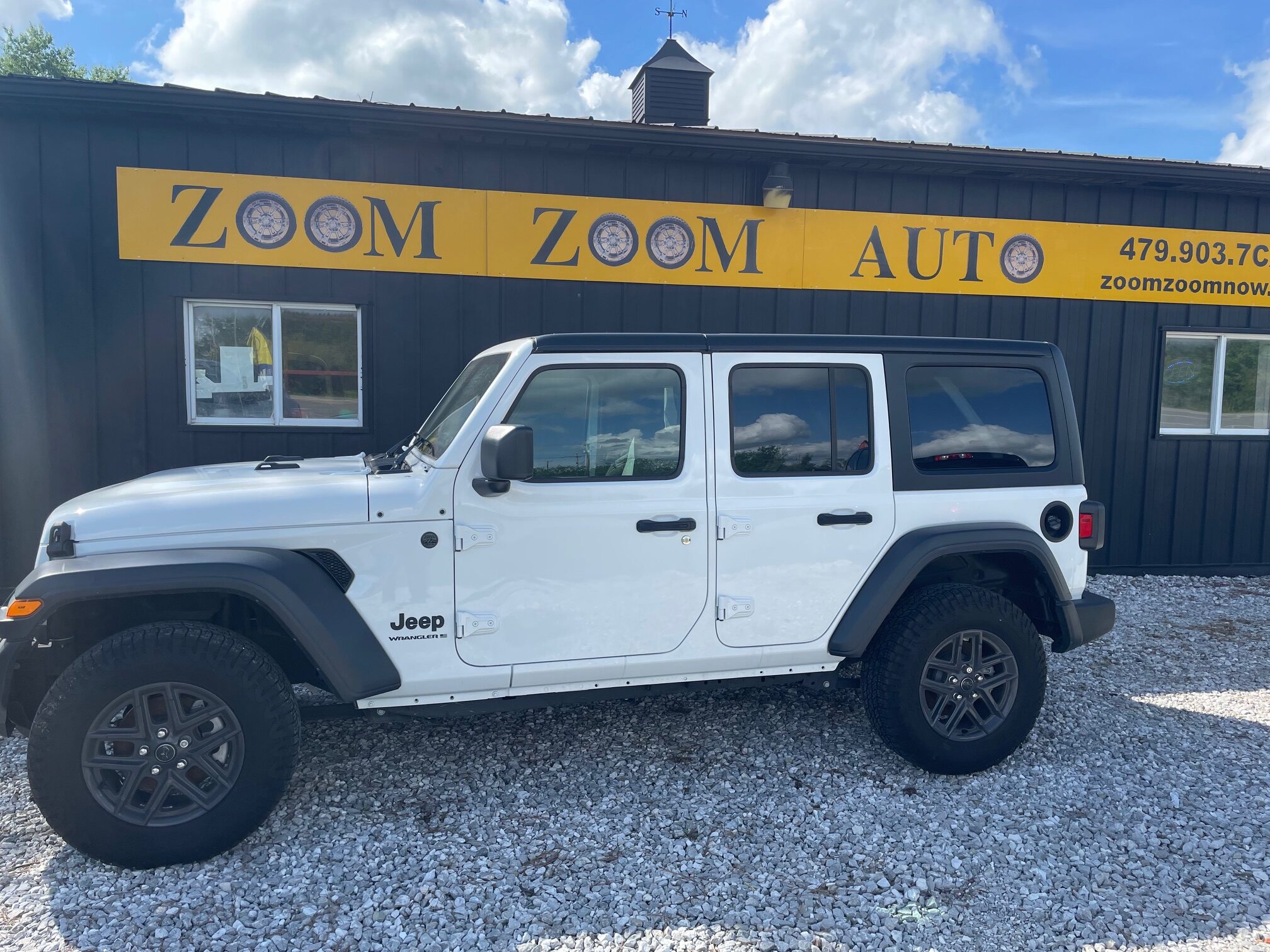 2024 White 4-Door Jeep Wrangler $676/month WAC - Image 3